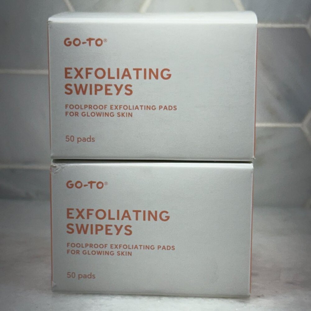 Go-To - Exfoliating Swipeys Natural Face Exfoliator | Clean, Plant-Based Wipes